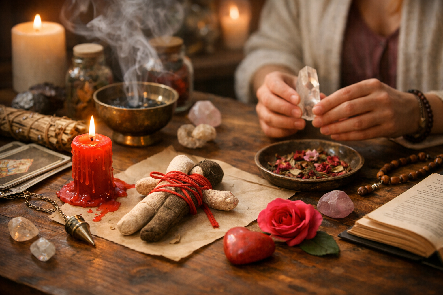 Imagen editorial para Amarre Efectivo: Cómo Evaluar y Entender su Realidad en la Magia Blanca