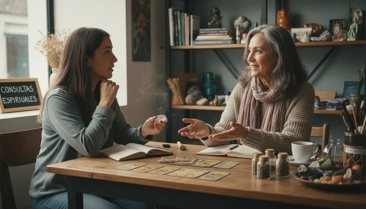 Imagen editorial para Ayuda Espiritual Cerca de Mí: Cómo Identificar un Guía Genuino en el Esoterismo Local