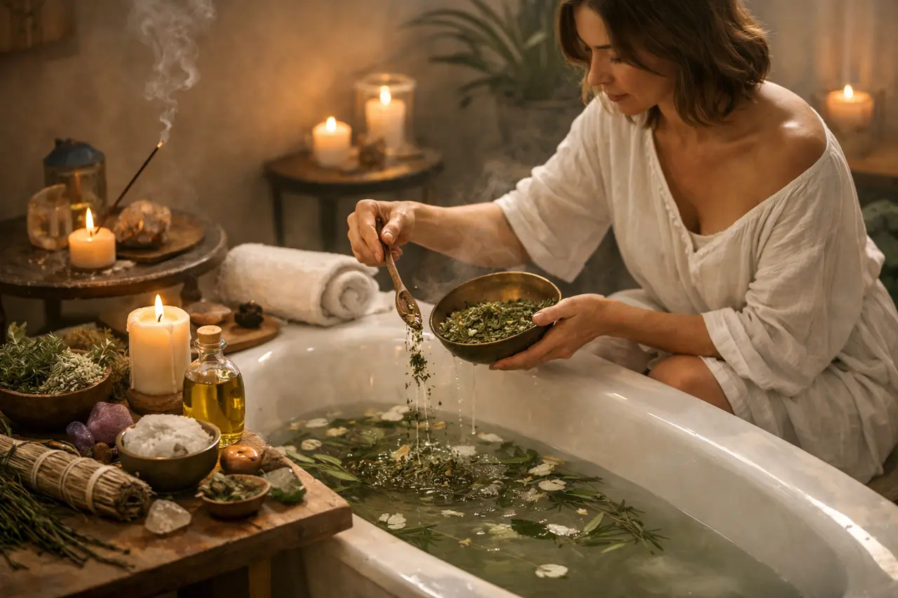 Imagen editorial para Baños de Descarga: Desvela el Secreto para una Limpieza Energética Profunda