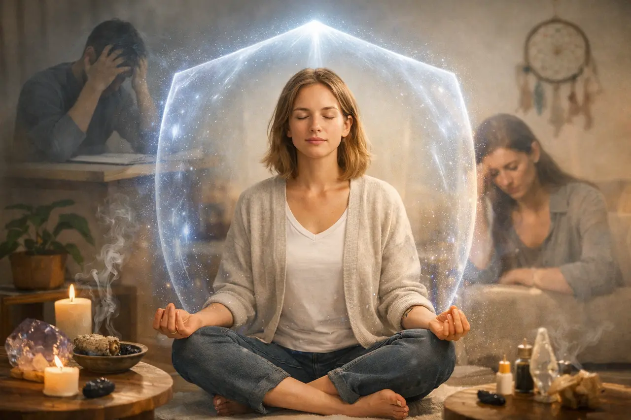 Imagen editorial para Blindaje Energético: Guía Práctica para una Protección Espiritual Duradera