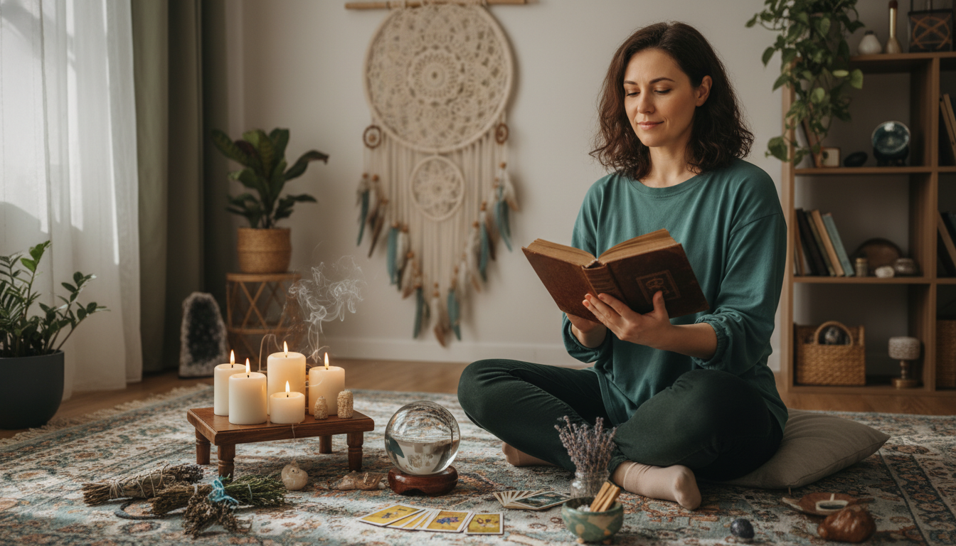Imagen editorial para Brujos Cerca de Mí: Cómo Encontrar la Guía Espiritual en Tu Área
