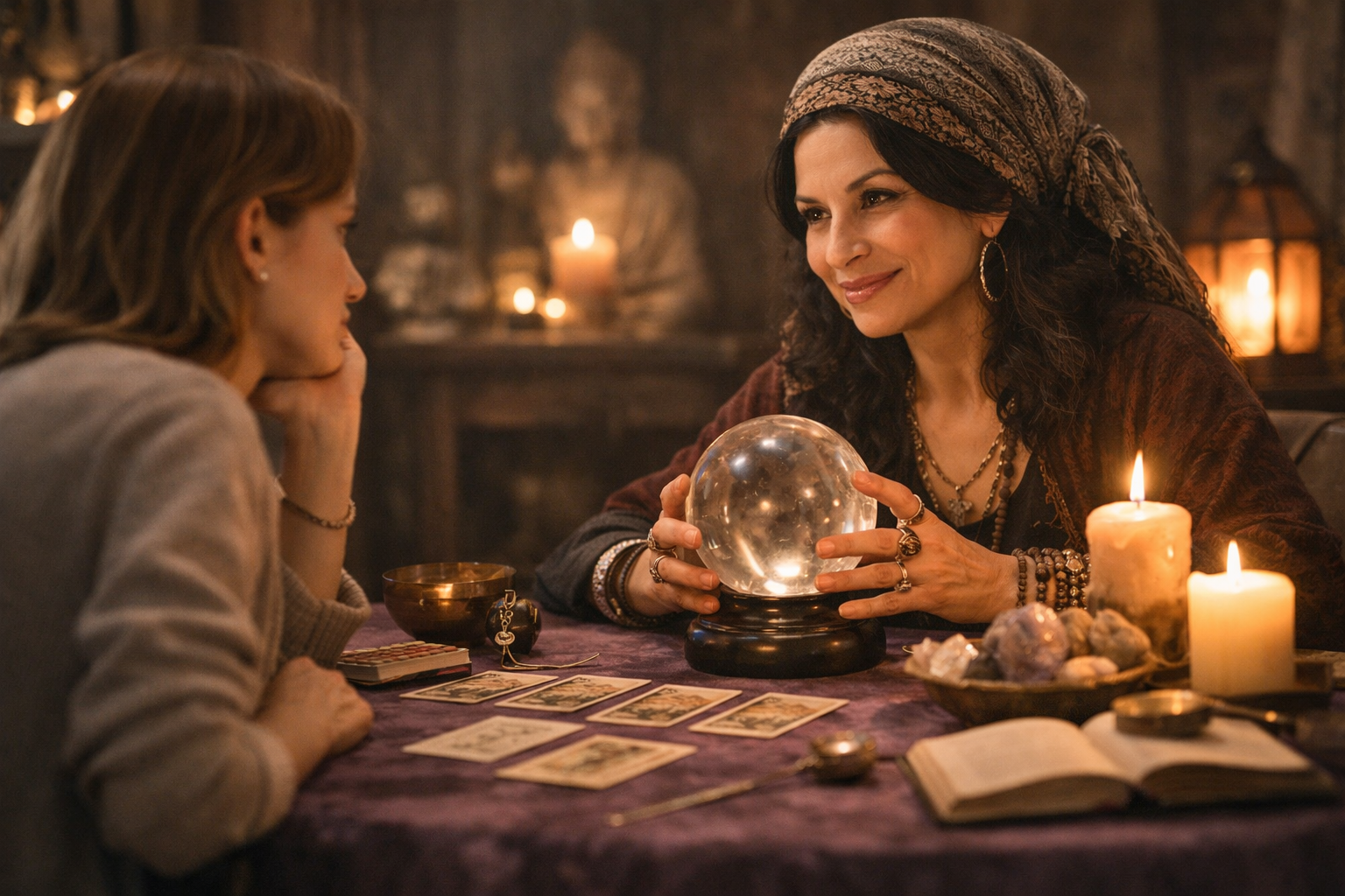 Imagen editorial para Vidente Real Cómo Reconocer un Vidente Genuino: Tu Guía Rápida en el Mundo Esotérico