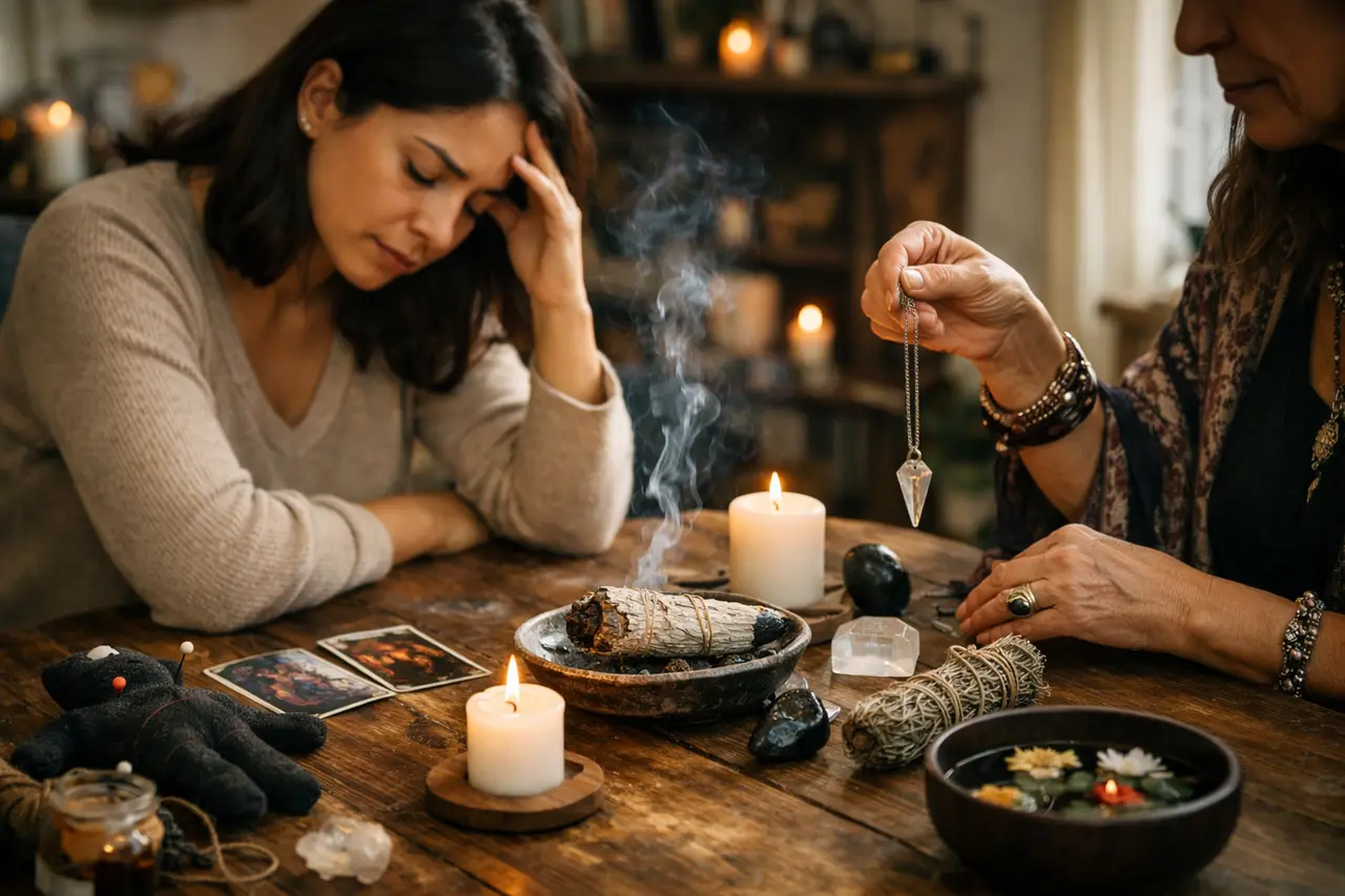 Imagen editorial para Cómo Sacar Brujería: Señales y Pasos para Devolver la Paz a Tu Vida