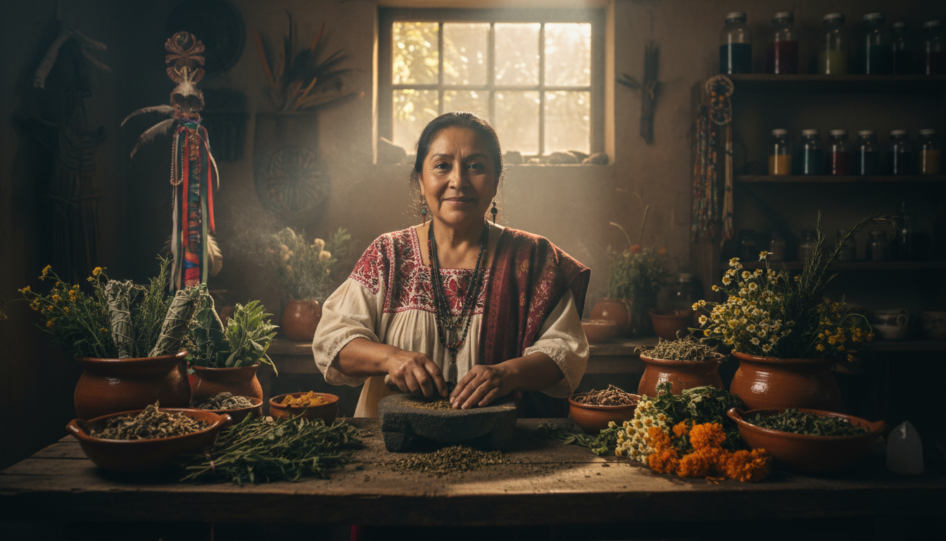 Imagen editorial para Curanderas de Mexico