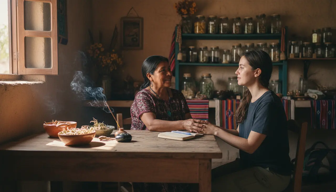 Imagen editorial para Curanderos en Mexico Descifrando la Búsqueda: Cómo Encontrar Curanderos Genuinos en México
