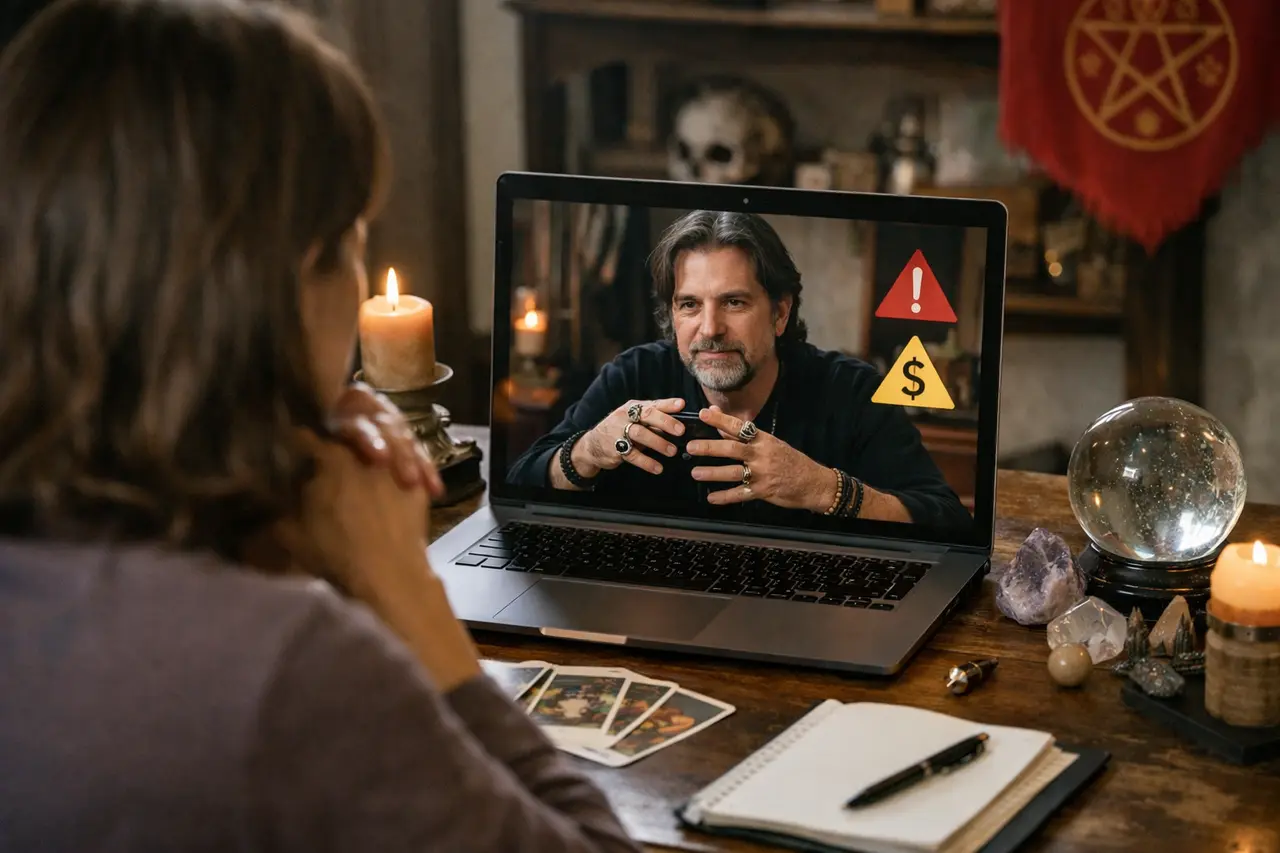 Imagen editorial para Brujo en Linea Descubre al Brujo en Línea Genuino: Señales Clave para una Consulta Real