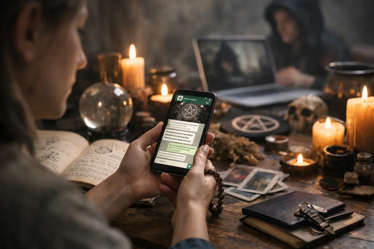 Imagen editorial para Grupos de Whatsapp Brujeria Desvela los Secretos de los Grupos de Brujería en Whatsapp: ¿realidad o Riesgo