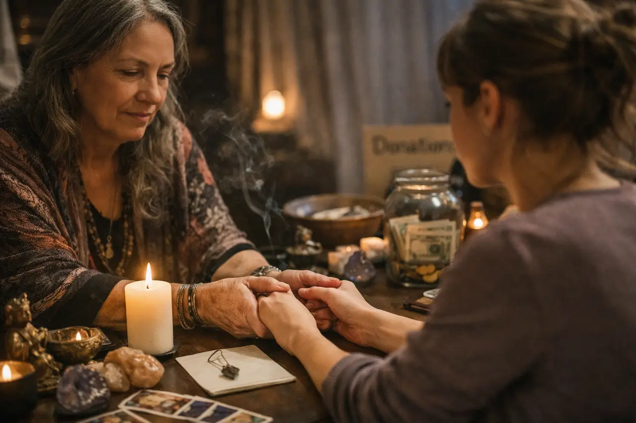 Imagen editorial para Trabajos Espirituales Gratis Desvelando el Velo: Entendiendo los Trabajos Espirituales Gratuitos y su Verdadero Alc...