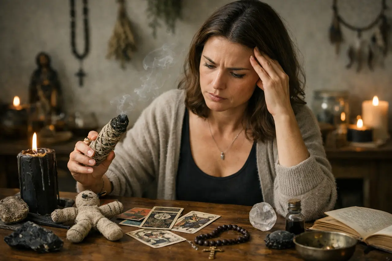 Imagen editorial para Desvelando la Magia Negra: Señales Ocultas y Cómo Actuar