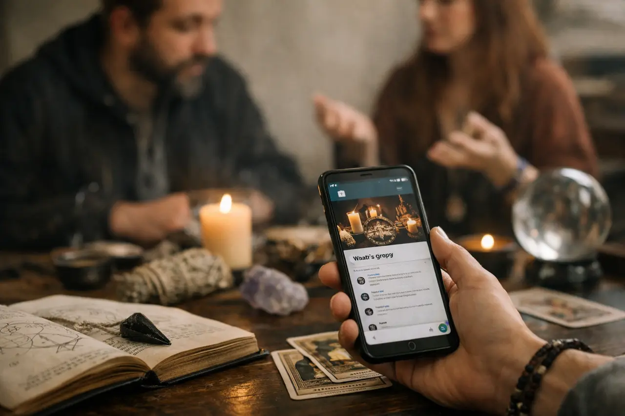 Imagen editorial para Desvelando los Grupos de Magia en Whatsapp: Encuentra Conexiones Genuinas