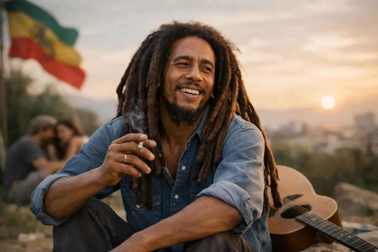 Imagen editorial para Frases de Bob Marley: Reflexiones que Inspiran el Amor y la Libertad
