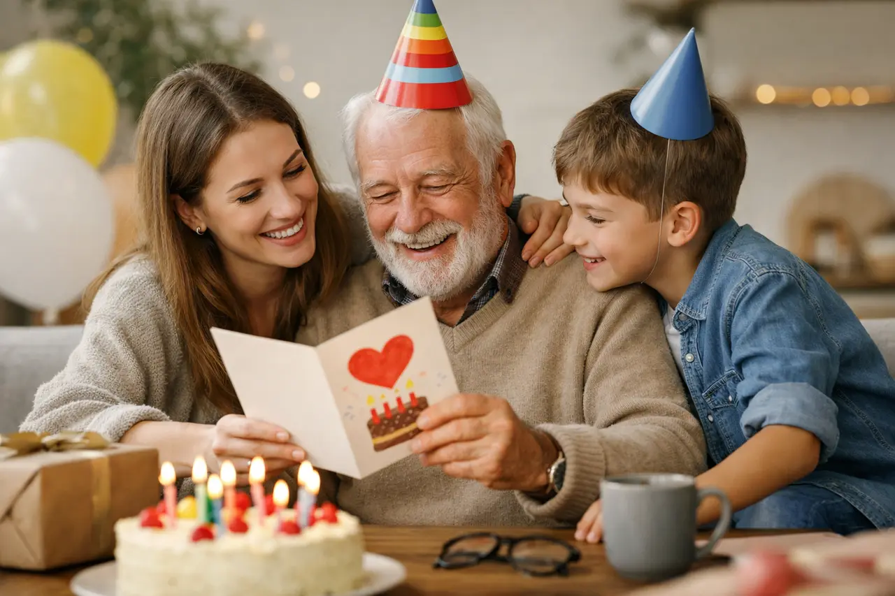 Imagen editorial para Frases de Cumpleaños para Abuelo: Mensajes Originales que Hacen Sonreír y Recordar