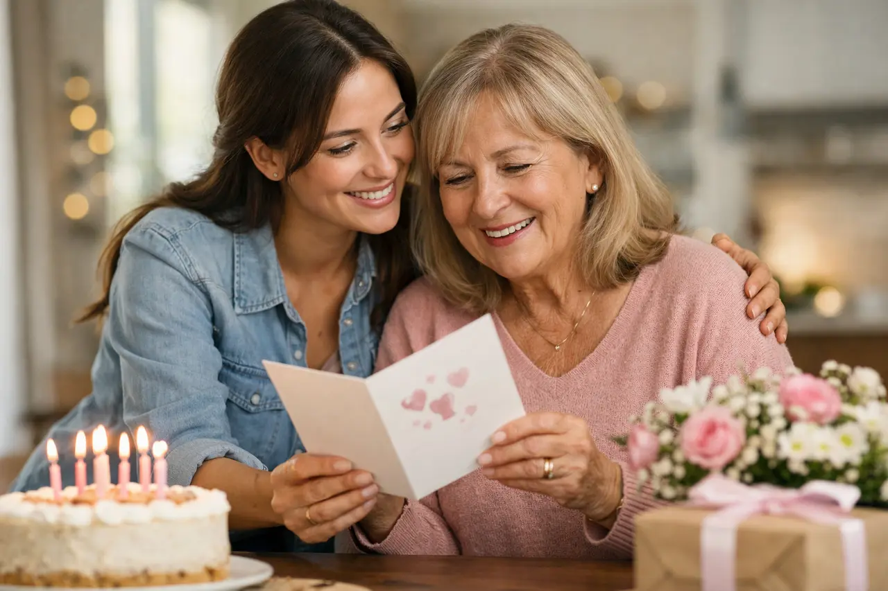 Imagen editorial para Frases de Cumpleaños para Mamá: Mensajes Únicos para Celebrar a la Mujer Más Importante