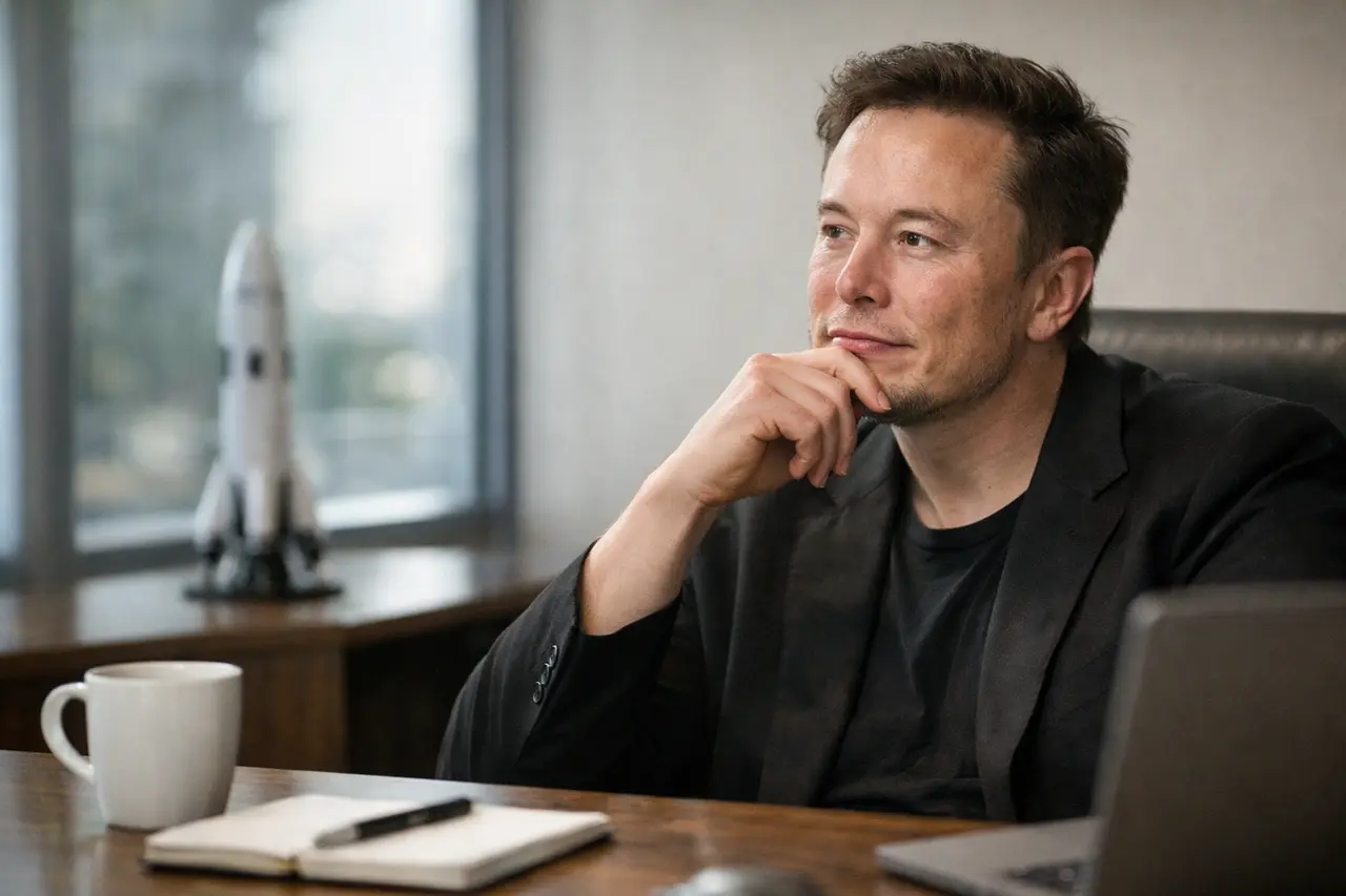 Imagen editorial para Frases de Emprendimiento de Elon Musk: Ideas que Transforman Tu Mentalidad Empresarial