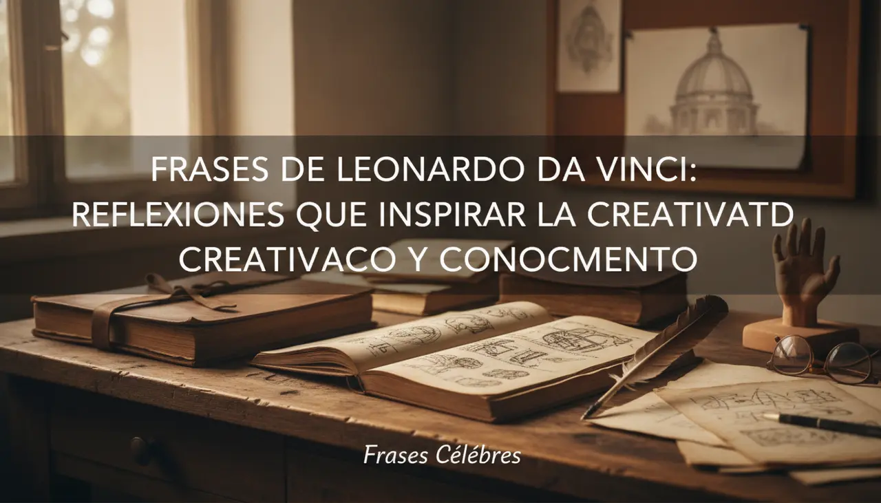 Imagen editorial para Frases de Leonardo Da Vinci: Reflexiones que Inspiran la Creatividad y el Conocimiento