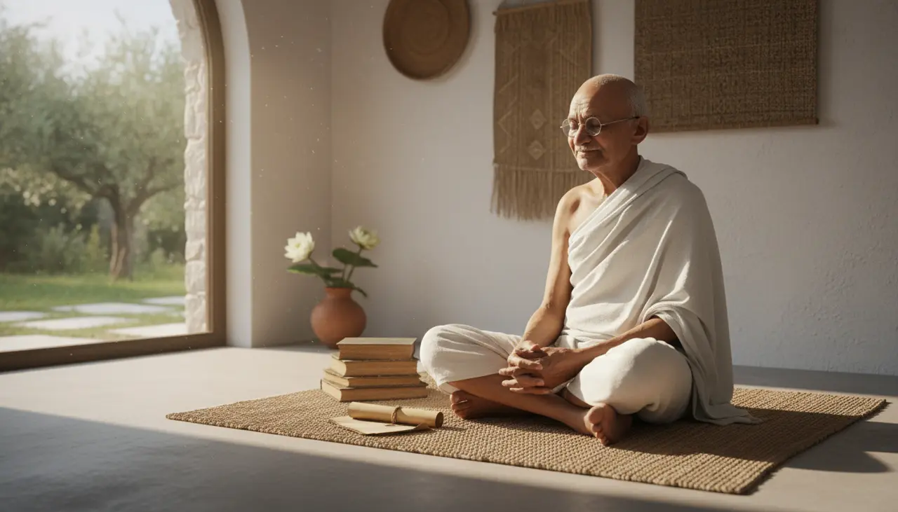 Imagen editorial para Frases de Mahatma Gandhi Sobre la Paz: Reflexiones para Cultivar una Vida Armoniosa