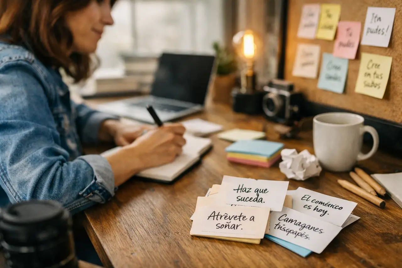 Imagen editorial para Frases de Motivación para Iniciar Nuevos Proyectos: Impulsa Tu Creatividad con Palabras Clave