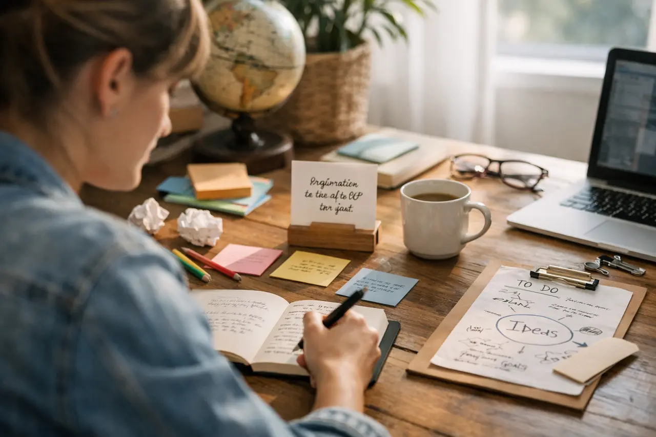 Imagen editorial para Frases de Motivación para Iniciar Nuevos Proyectos: Impulsa Tu Creatividad y Da el Primer Paso