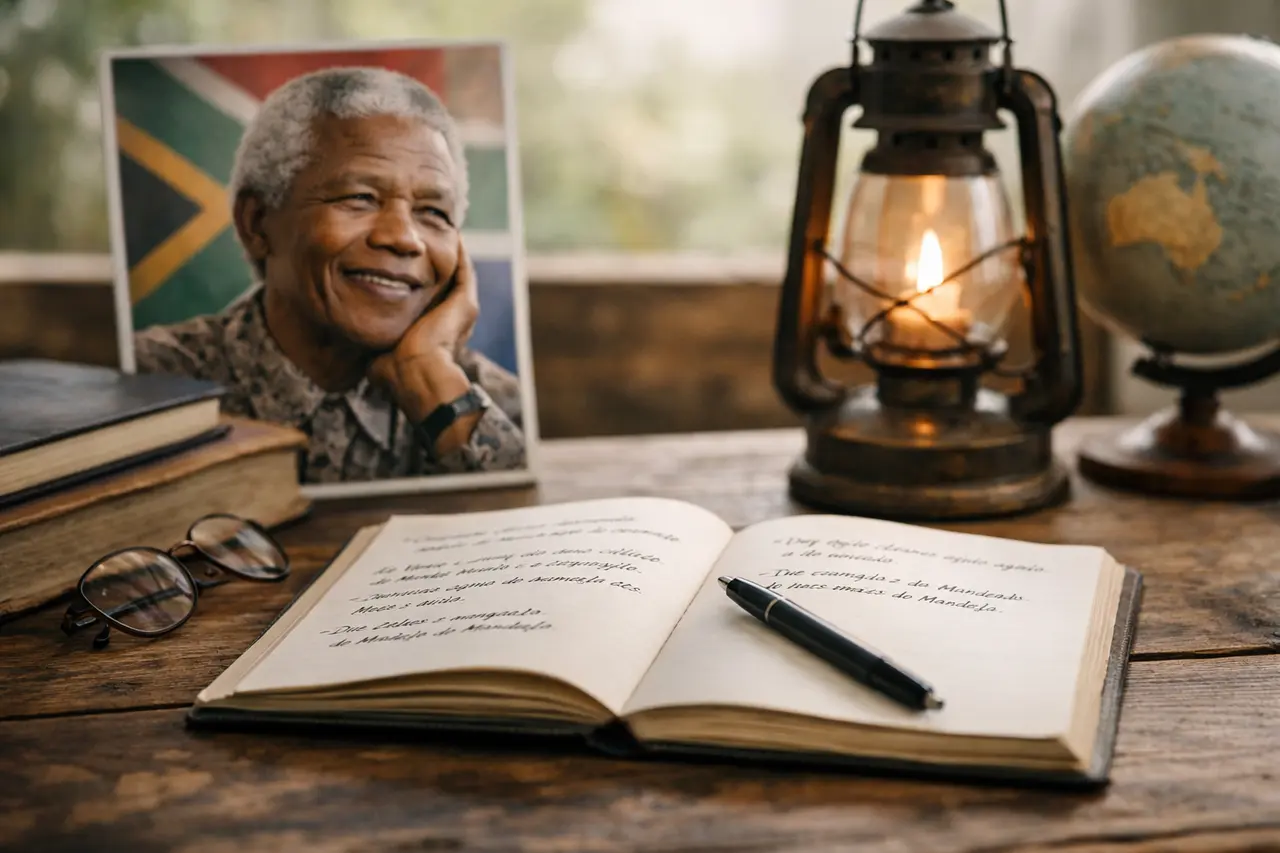 Imagen editorial para Frases de Nelson Mandela: Cómo Inspirarse en sus Palabras para Fomentar el Cambio y la Esperanza