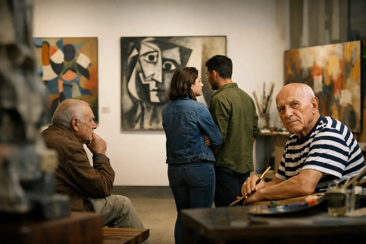 Imagen editorial para Frases de Pablo Picasso Sobre el Arte: Reflexiones que Revelan la Esencia de la Creatividad
