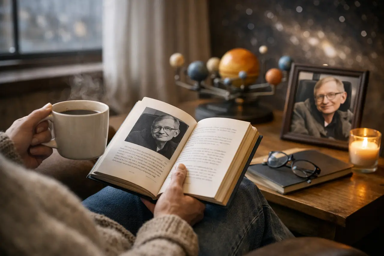 Imagen editorial para Frases de Stephen Hawking: Inspiraciones para Reflexionar Sobre el Universo y la Vida