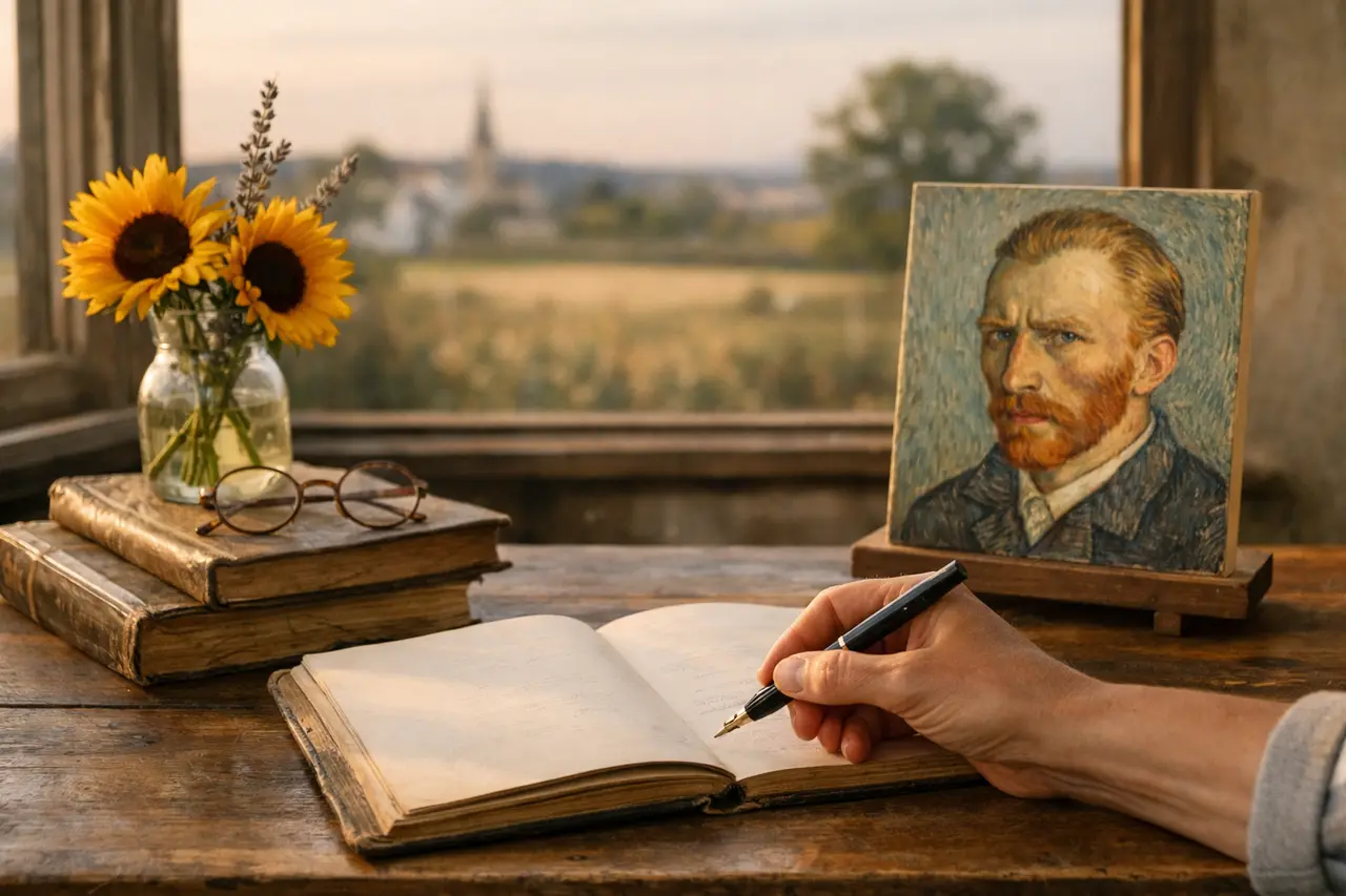 Imagen editorial para Frases de Vincent Van Gogh: Reflexiones que Inspiran a Valorar la Belleza del Mundo