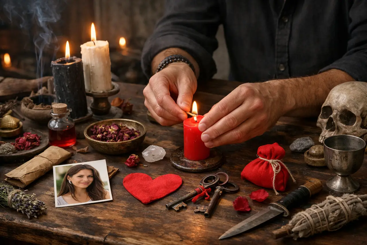 Imagen editorial para Hechizo para Atraer a una Mujer: Ritual Paso a Paso