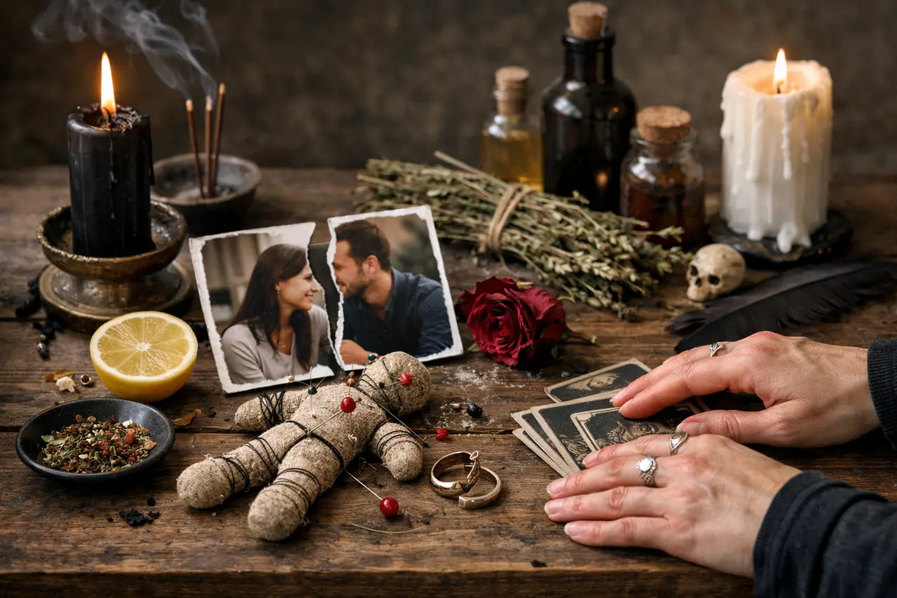 Imagen editorial para Hechizos para Separar una Pareja: Señales y Qué Hacer