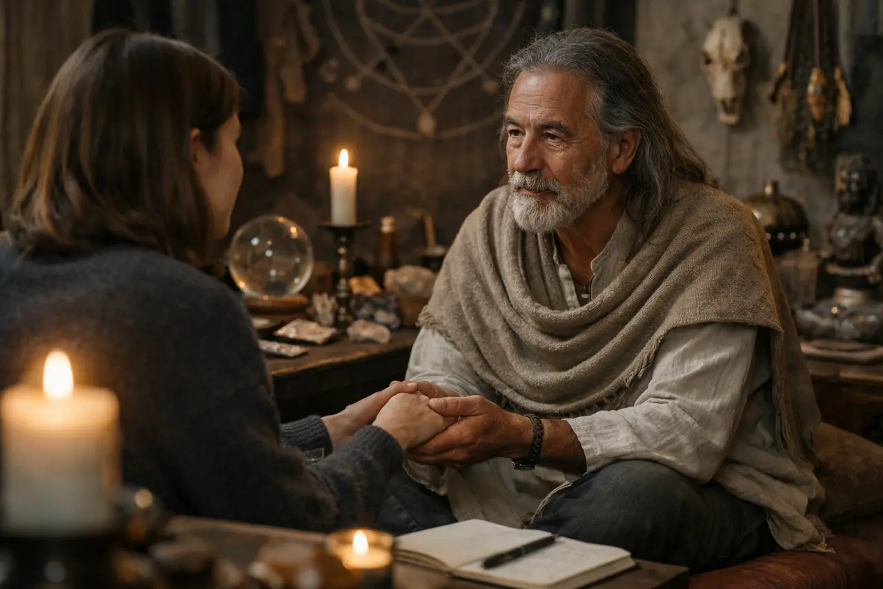 Imagen editorial para Maestro Espiritual: Cómo Encontrar un Verdadero Guía para Crecer sin Engaños