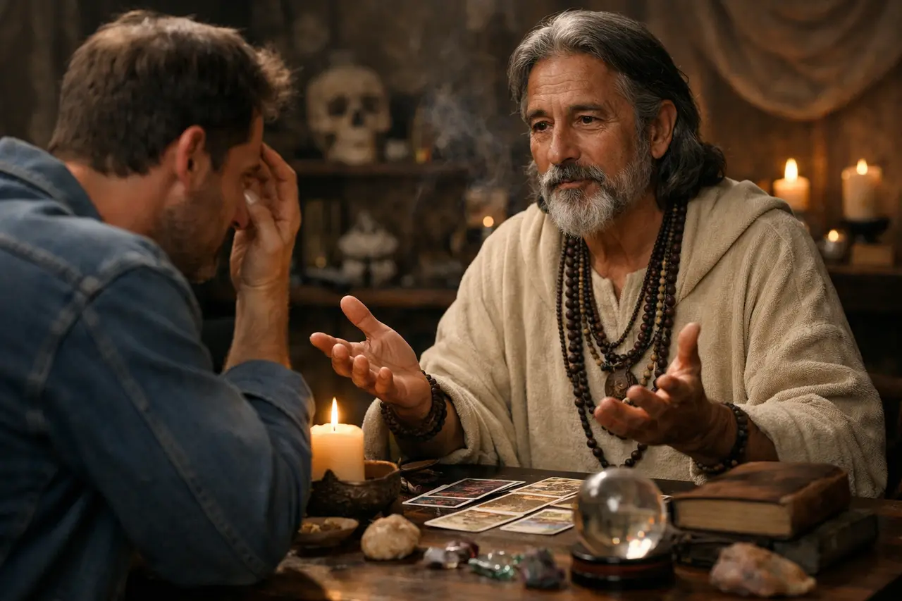 Imagen editorial para Maestro Espiritual: Guía para Identificar a un Verdadero Guía y Evitar Decepciones
