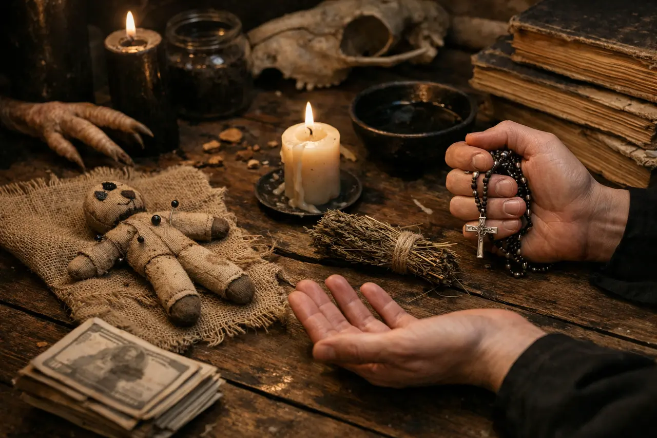 Imagen editorial para Magia Negra Rituales: Señales y Qué Hacer