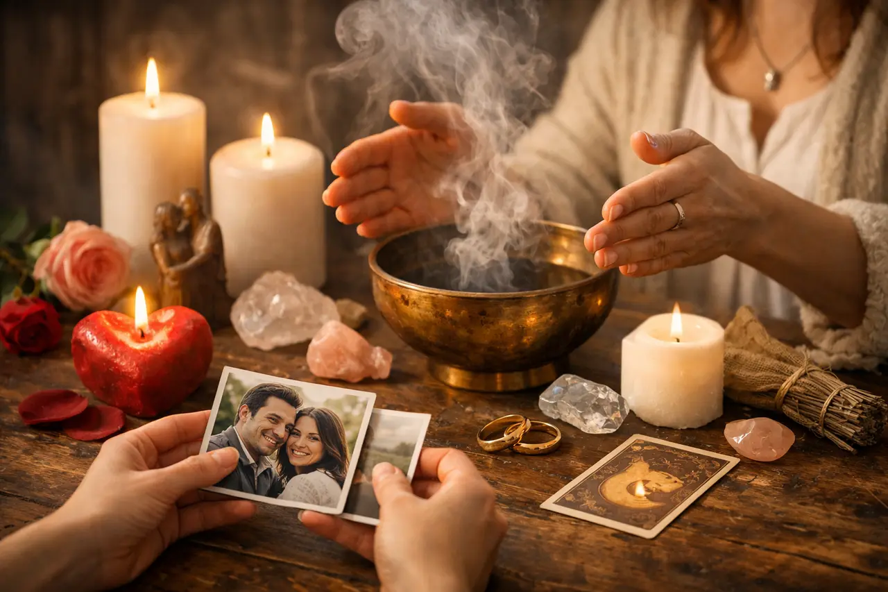 Imagen editorial para Retorno de Pareja: Descubre la Magia Blanca para Reavivar Tu Amor