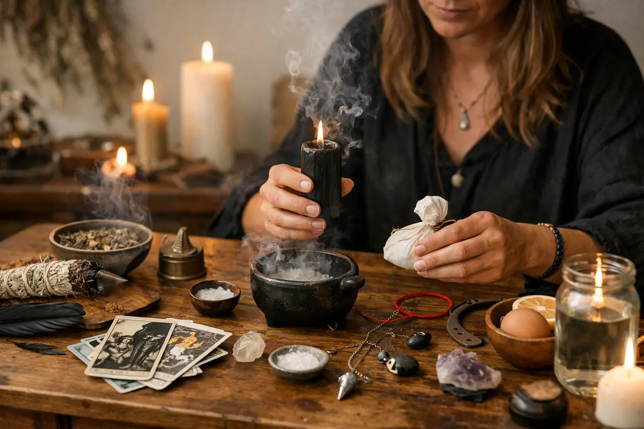 Imagen editorial para Rompe Brujerías: Estrategias Prácticas para Liberarte de Energías Negativas