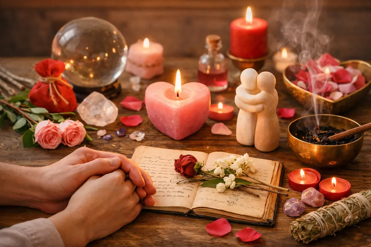 Imagen editorial para Descubre el Poder de la Magia Blanca para Transformar el Amor