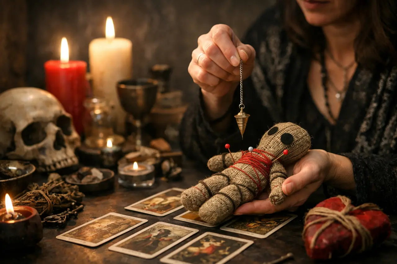 Imagen editorial para Amarre de Brujería: Cómo Diagnosticar Necesidades y Tomar Decisiones Conscientes con un Enfoque que Funcione