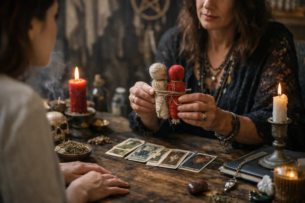 Imagen editorial para Amarre de Brujería: Cómo Diagnosticar Tu Necesidad Espiritual sin Caer en Engaños