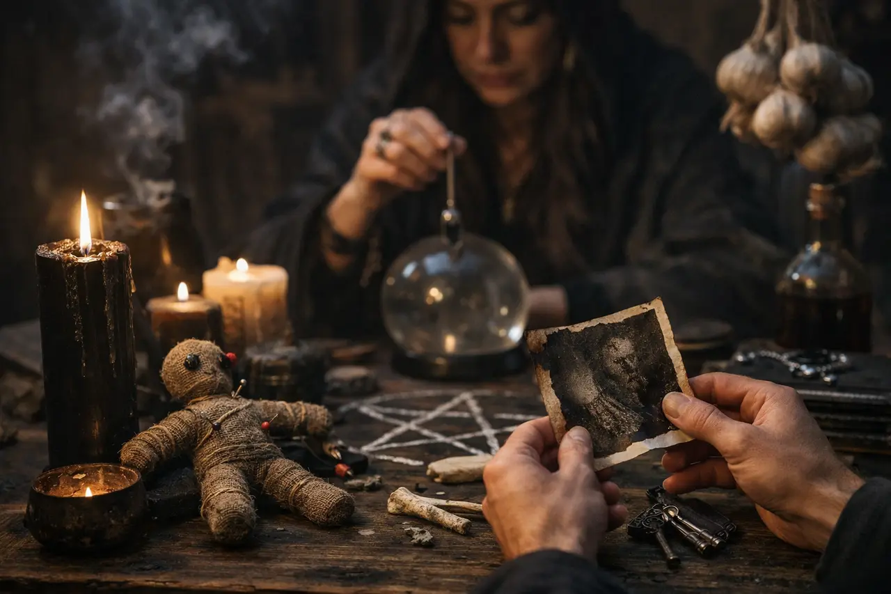 Imagen editorial para Brujería de Magia Negra: Cómo Identificar Señales de un Hechizo y Estar Preparado para Actuar
