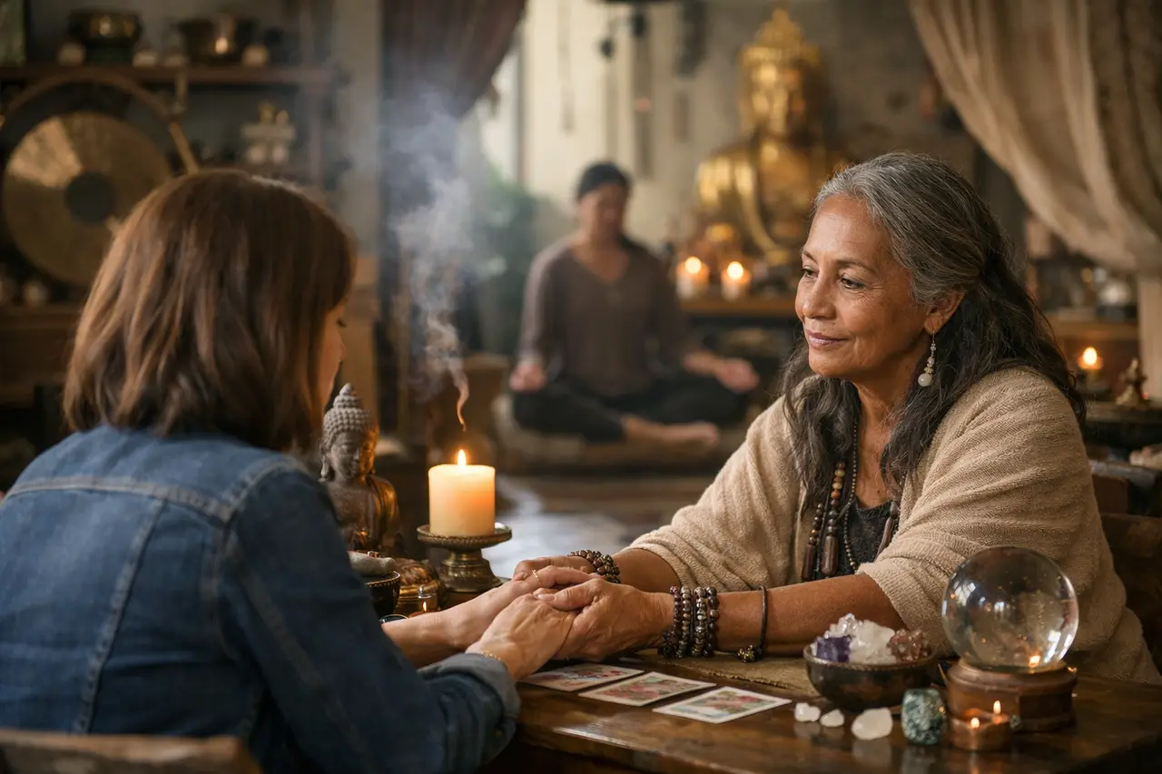 Imagen editorial para Centro Espiritual Cerca de Mi: Cómo Encontrar el Lugar Adecuado para Tu Consulta Espiritual sin Confusiones