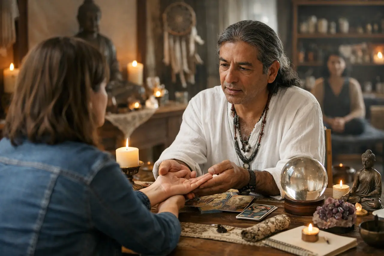 Imagen editorial para Centros Espirituales: Cómo Elegir el Ideal para Consultas Espirituales Confiables y Eficaces