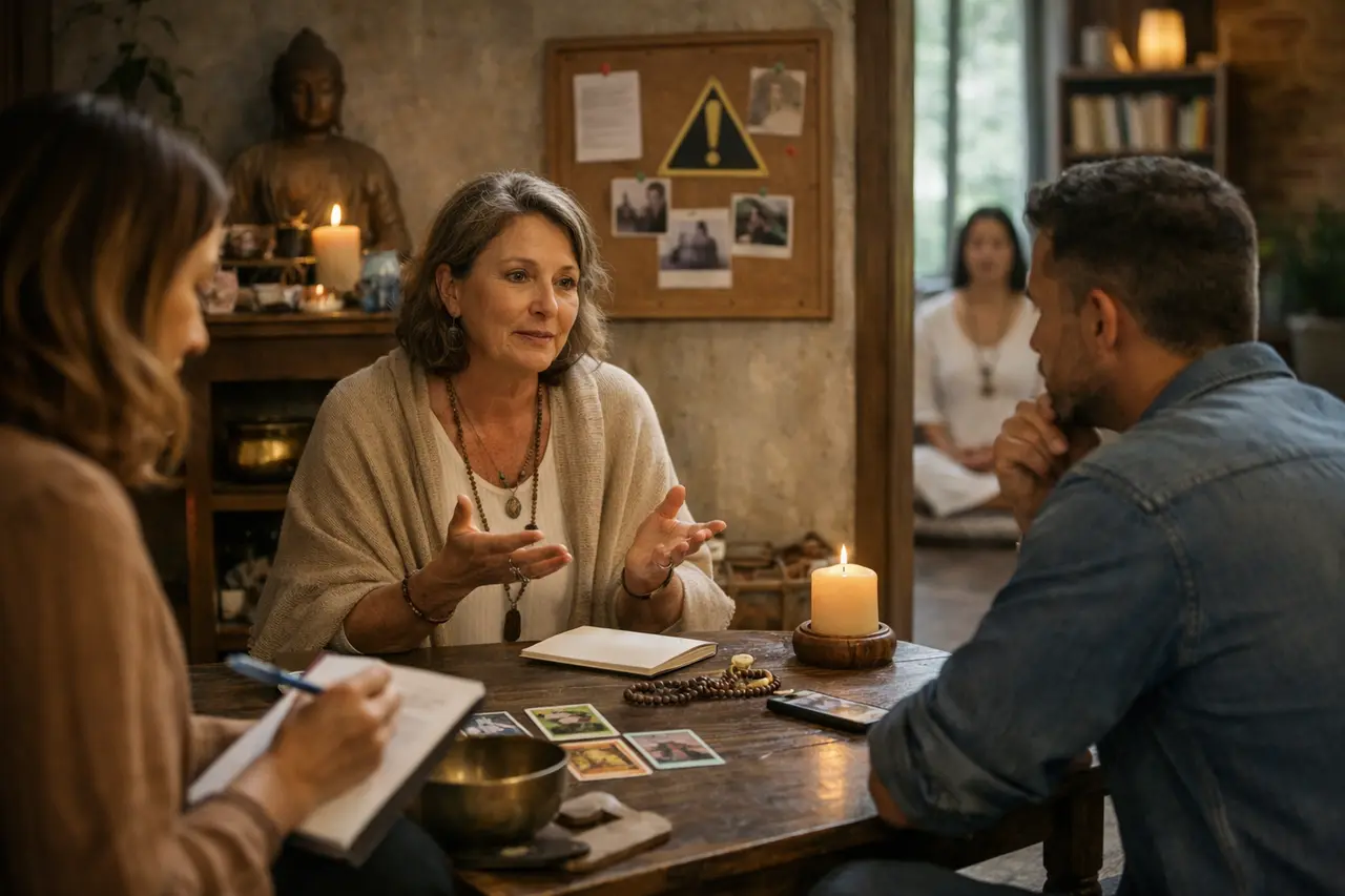 Imagen editorial para Centros Espirituales: Cómo Evaluar su Credibilidad y Asegurar Resultados Positivos
