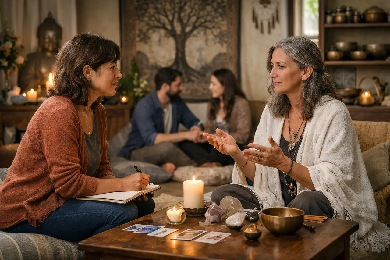 Imagen editorial para Centros Espirituales: Cómo Seleccionar un Espacio de Confianza para Consultas Transformadoras