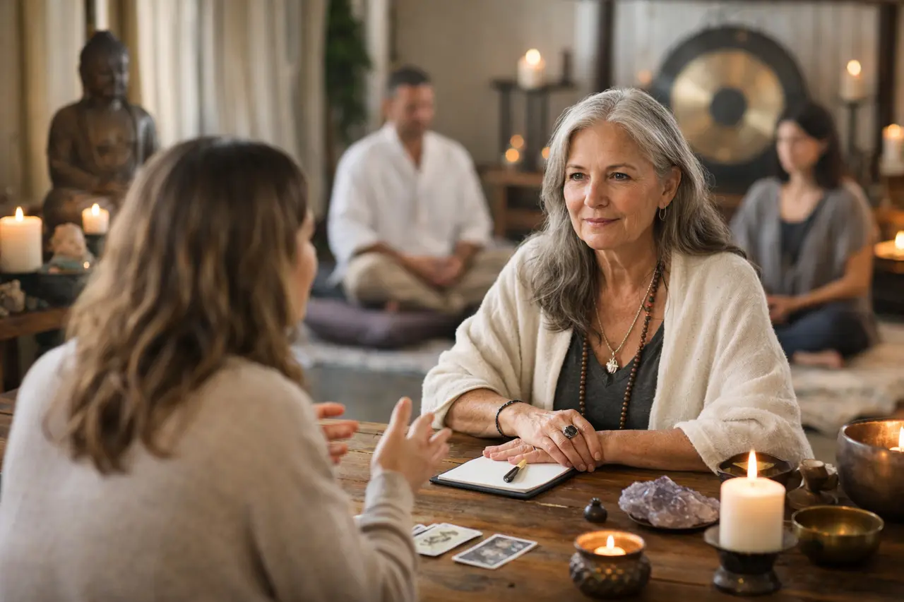 Imagen editorial para Centros Espirituales: Guía para Elegir el Más Adecuado para Tus Consultas Espirituales