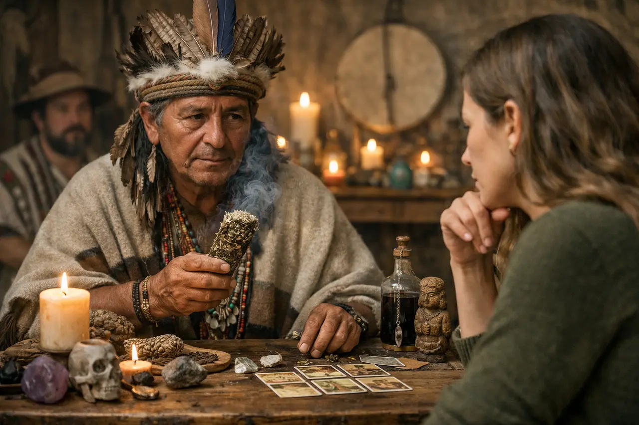 Imagen editorial para Chamanes y Curanderos: Cómo Elegir Prácticas Espirituales sin Caer en Engaños