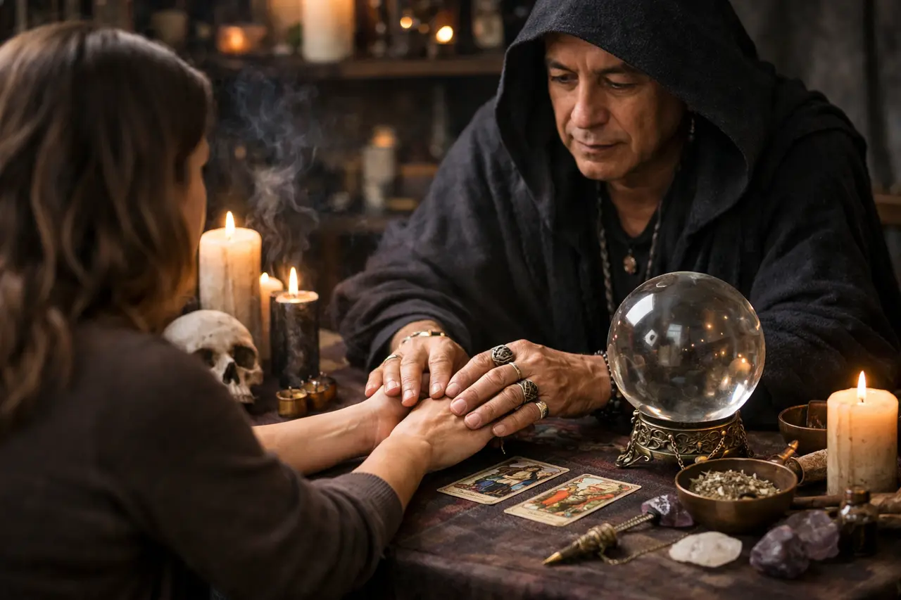 Imagen editorial para Consulta Brujo Gratis: Cómo Obtener Orientación Espiritual sin Complicaciones