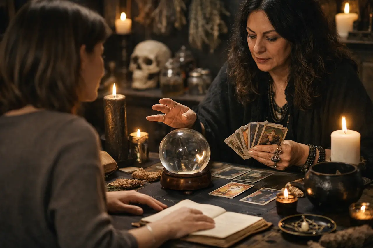 Imagen editorial para Consulta de Brujería: Cómo Evaluar Opciones Fiables para Tu Búsqueda Espiritual