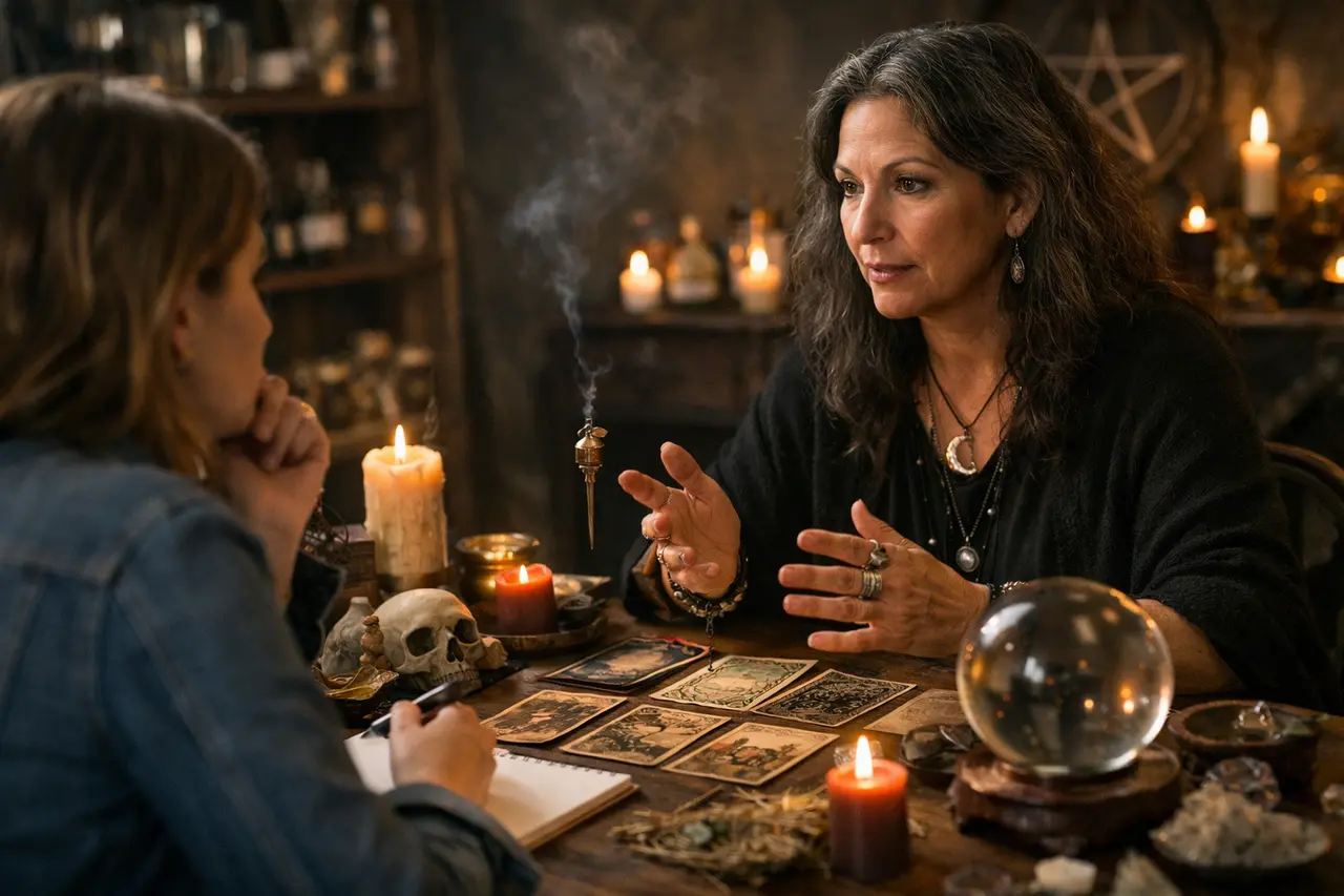 Imagen editorial para Consulta de Brujería: Cómo Identificar Prácticas Confiables para Tu Búsqueda Espiritual