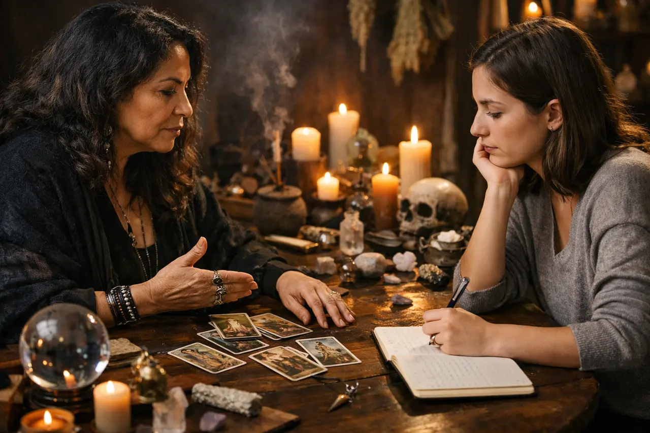 Imagen editorial para Consulta de Brujería: Pasos Clave para Tomar Decisiones Conscientes y Efectivas