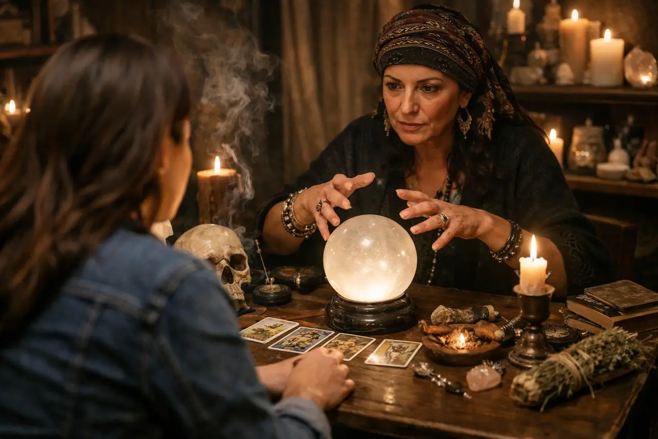 Imagen editorial para Consulta de Brujería: Pasos Esenciales para Realizar una Consulta Espiritual con Éxito