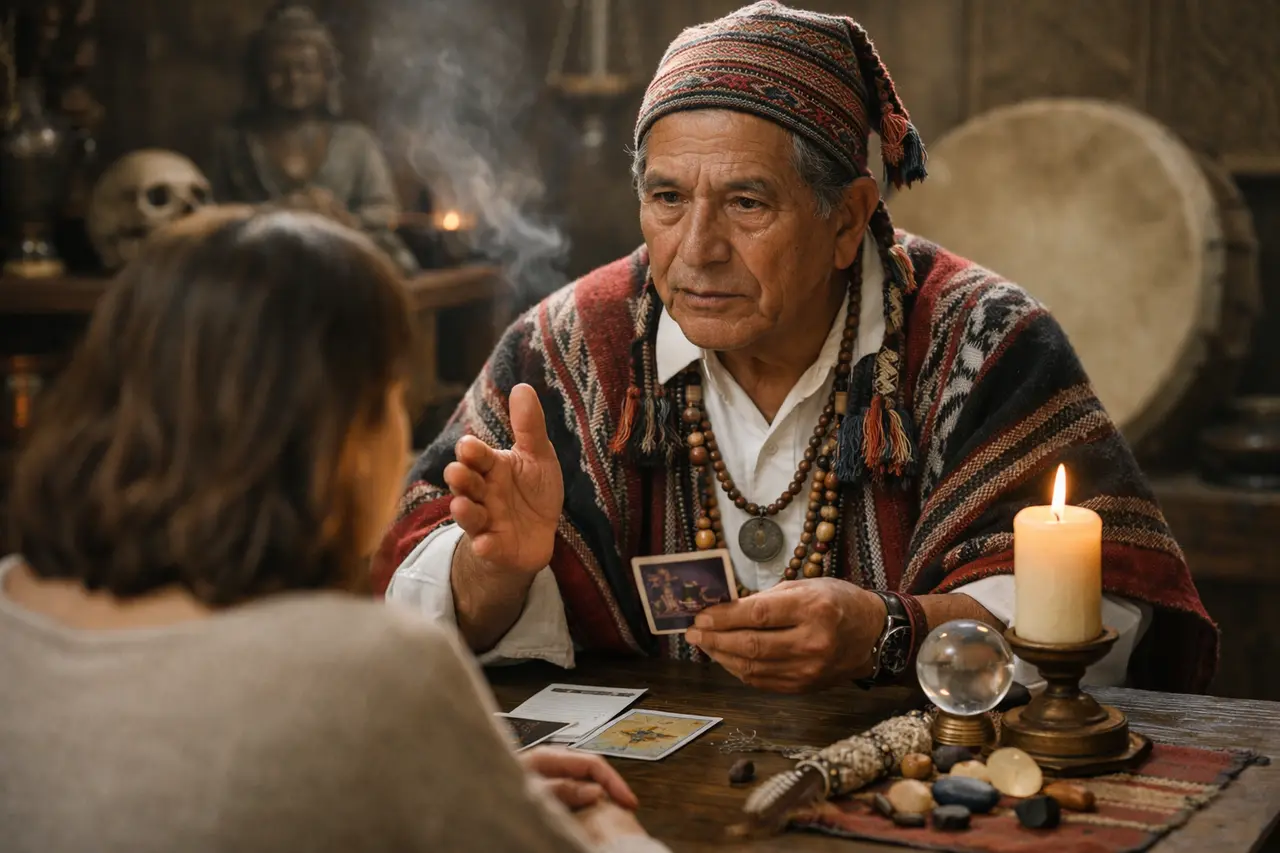 Imagen editorial para Curandero Espiritual: Cómo Elegir al Profesional Adecuado para Consultas Conscientes y sin Engaños
