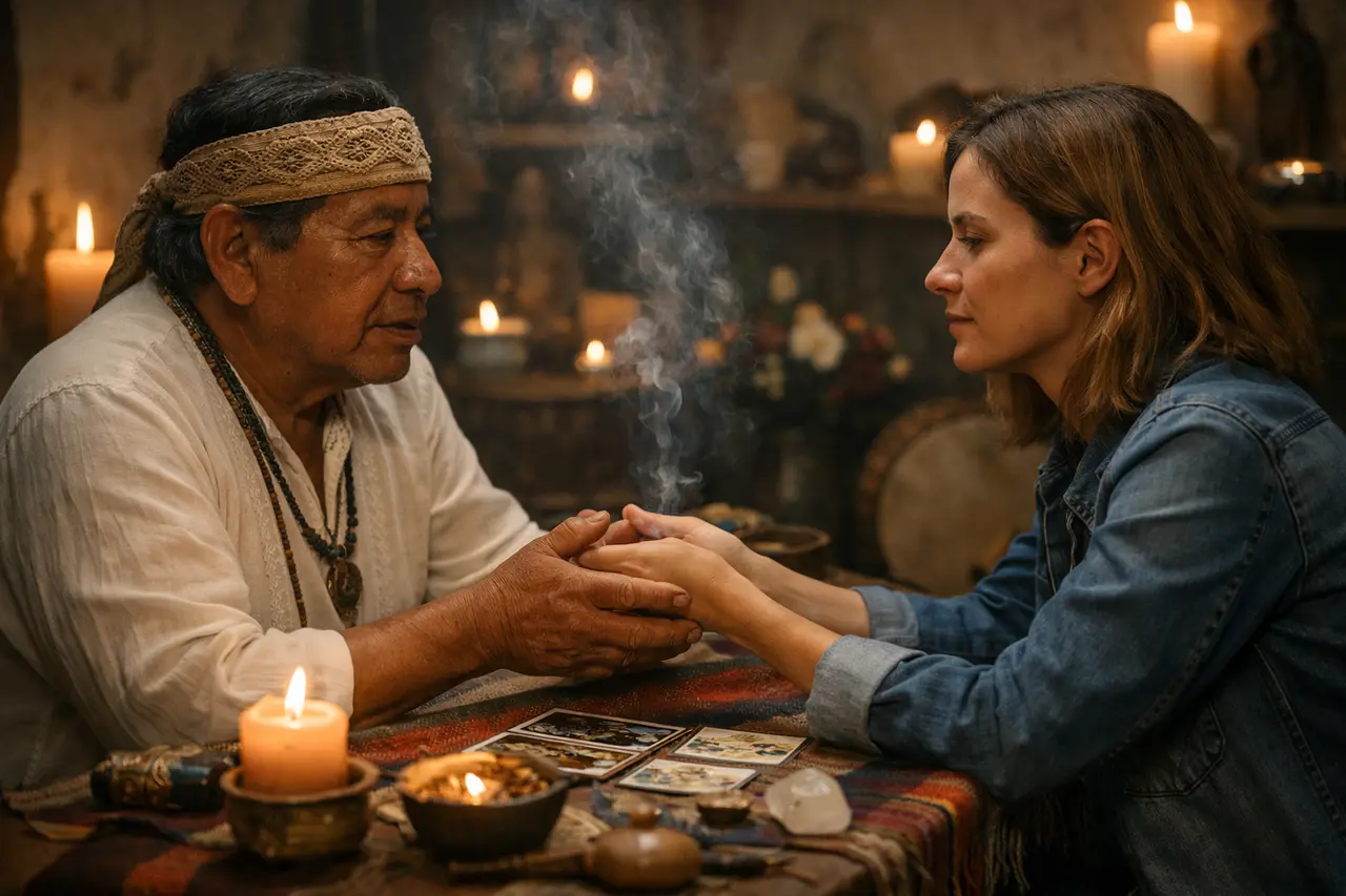 Imagen editorial para Curandero Espiritual: Cómo Evaluar la Autenticidad y Tomar Decisiones Conscientes en Consultas Espirituales